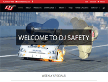 Tablet Screenshot of djsafety.com